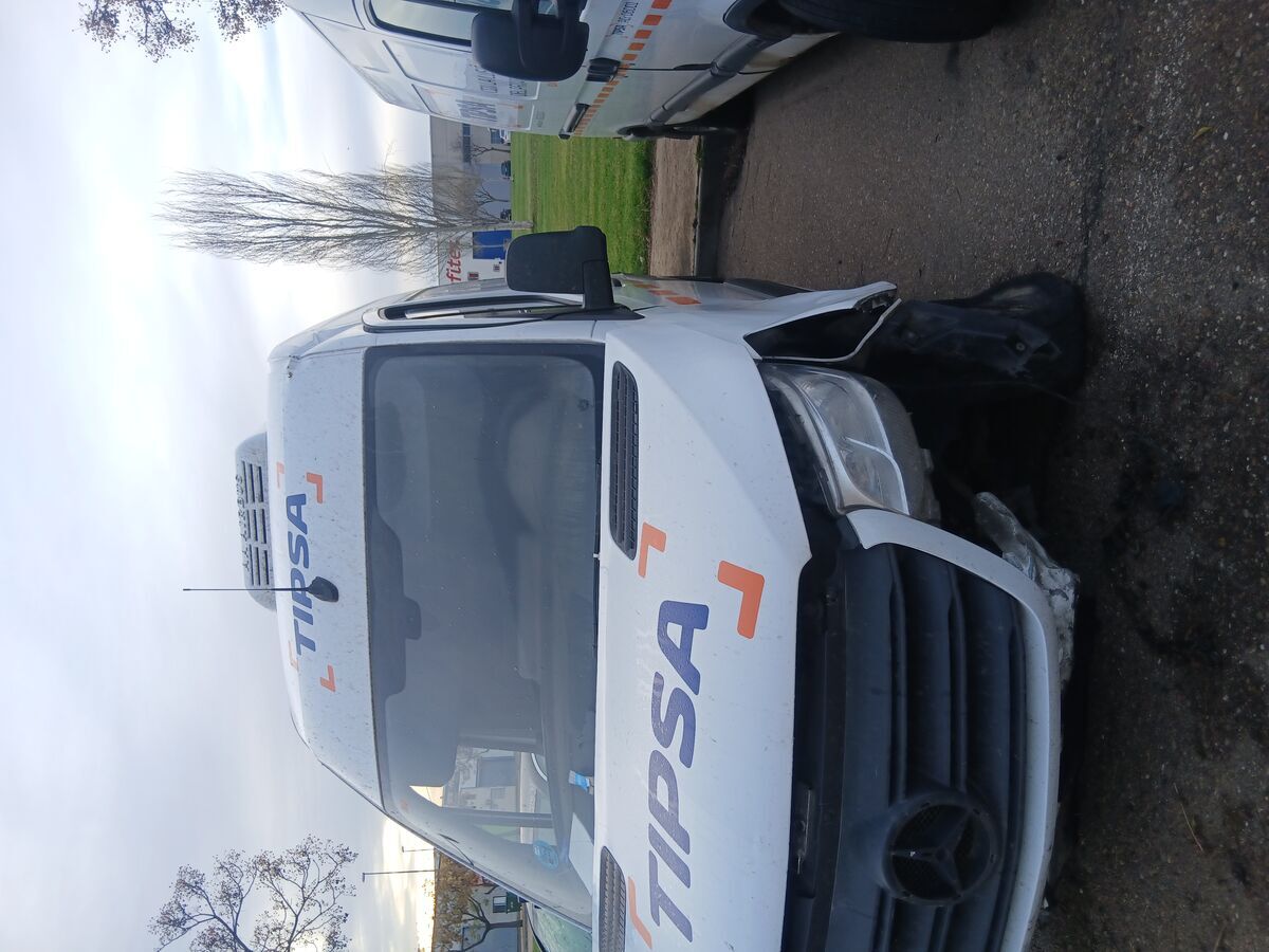 Sprinter frigorifica accidentada