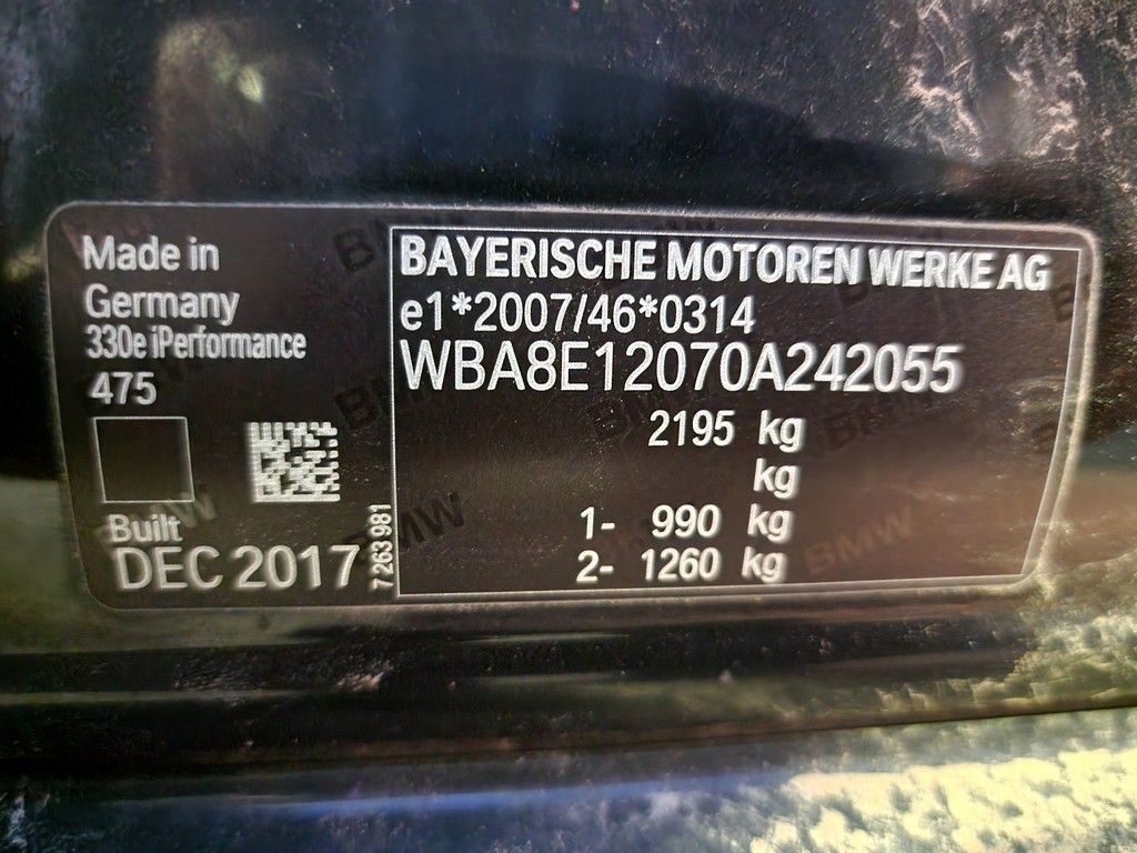 330E M SPORT SHADOW EDITION PERFORMANCE 01.2018