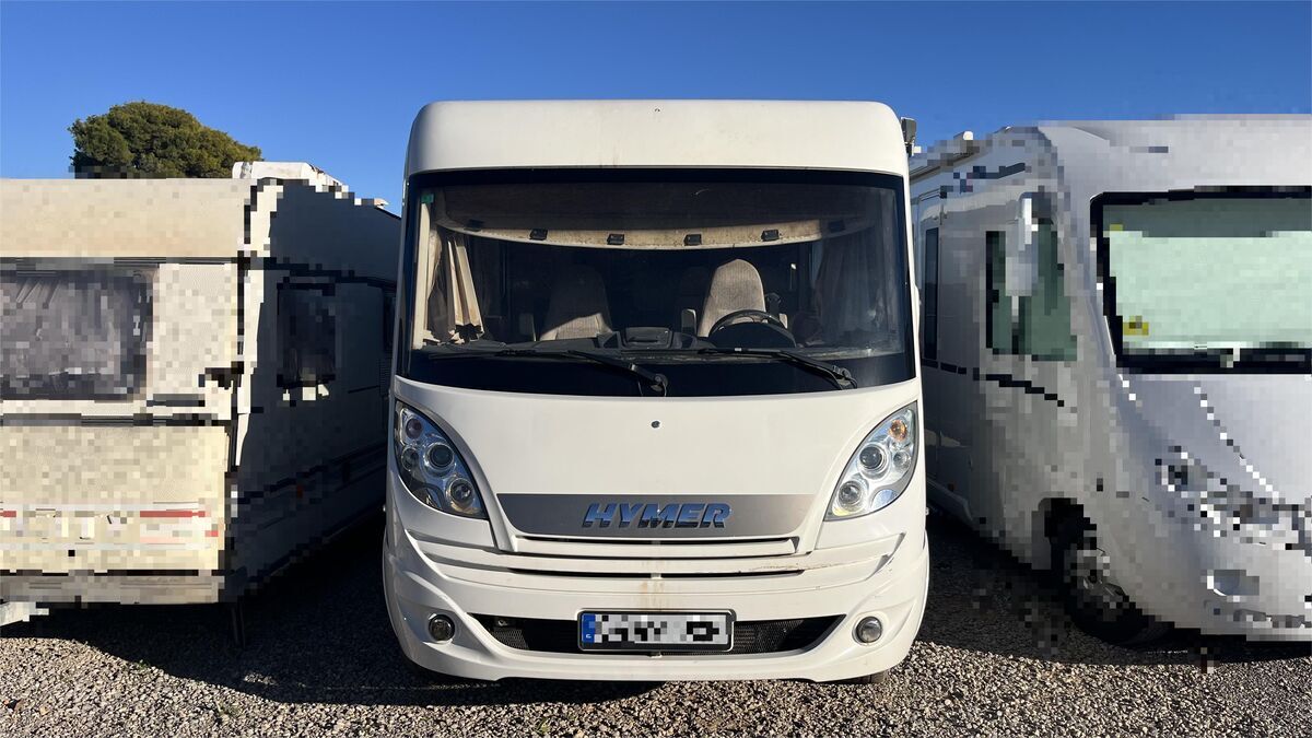 Miniatura Fiat 1100 2017 Autocaravana integral Fiat HYMER EX 564 EXSIS-I 1