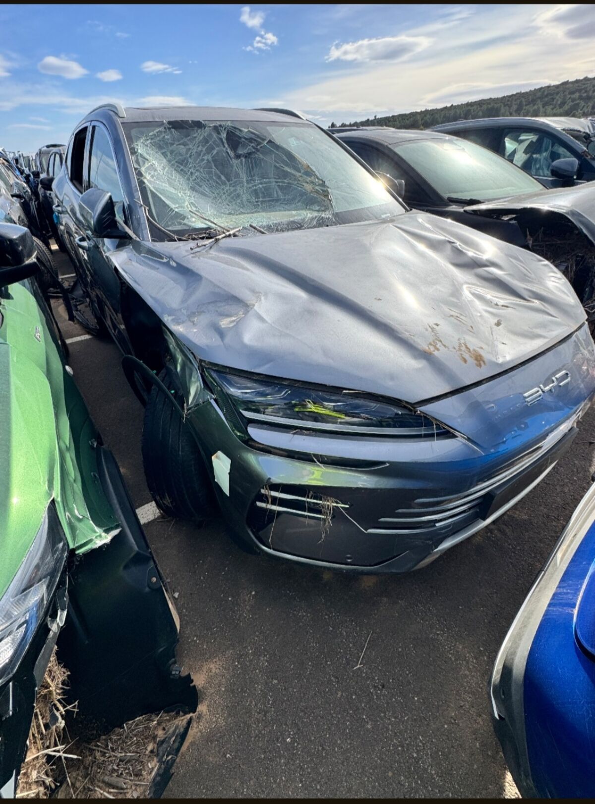 Byd inundado para reparar nuevo