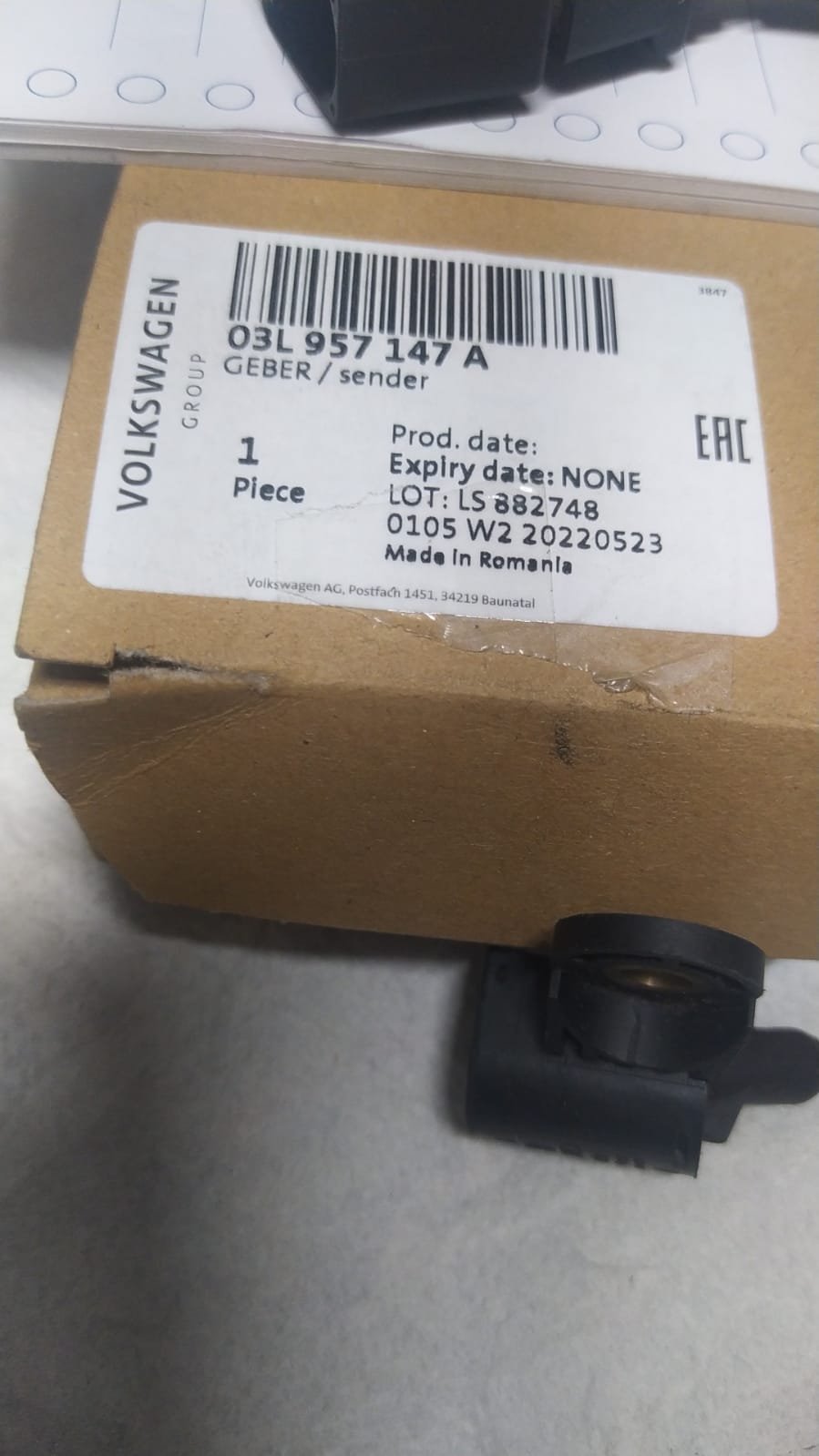 SENSOR ARBOL DE LEVAS TDI